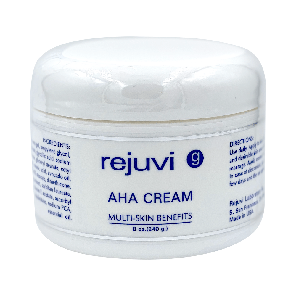 Rejuvi ‘g’ AHA Cream – Salon Size – 8 oz