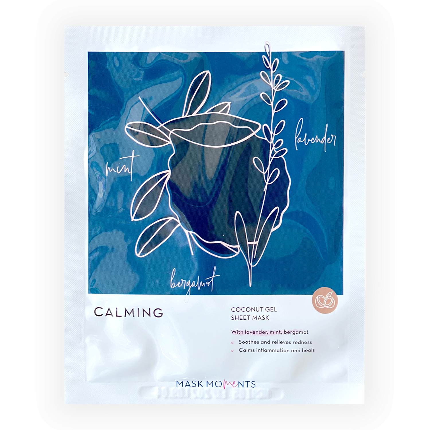 Calming – Mask Moments – Coconut Gel Sheet Mask