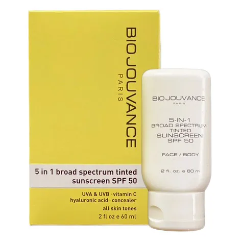 BIOJOUVANCE 5 IN 1 Broad Spectrum Tinted Sunscreen SPF 50