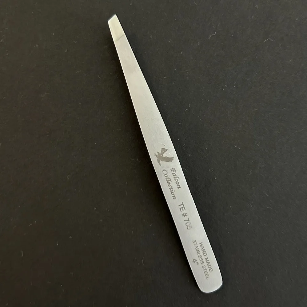 Professional 4" Facial Tweezers - Falcon #705